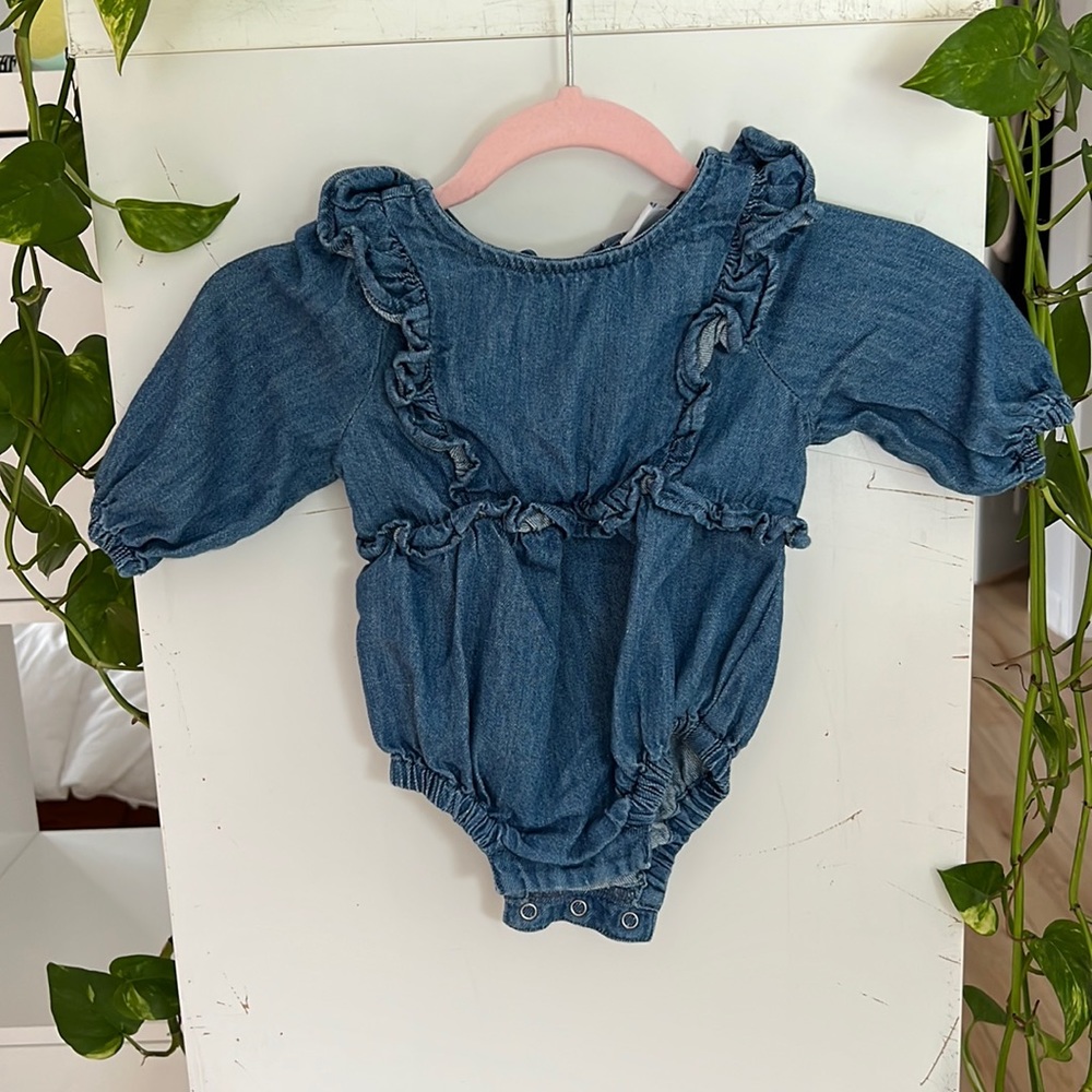 Old navy denim onesie